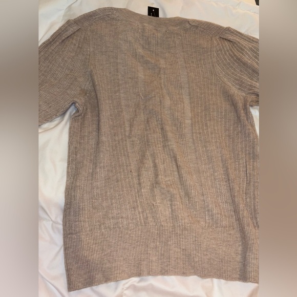 WHBM Beige Knit Sweater - Picture 3 of 3